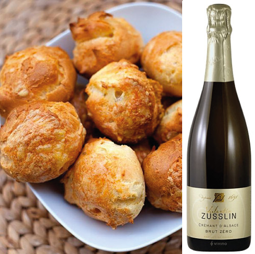 accord gougeres cremant alsace