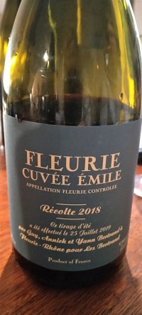 degustation vin beaujolais fleurie bertrand