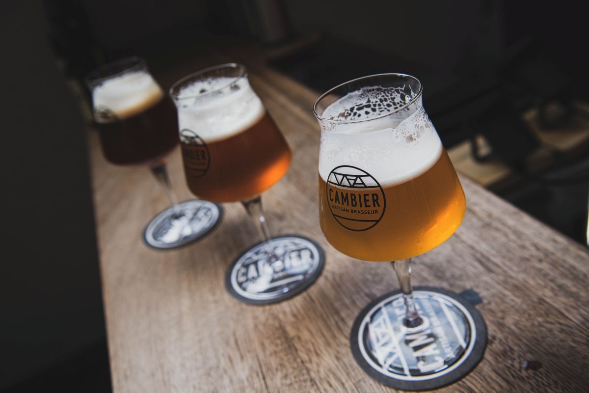 Bières artisanales, Cambier notamment, utilisées pour les team building