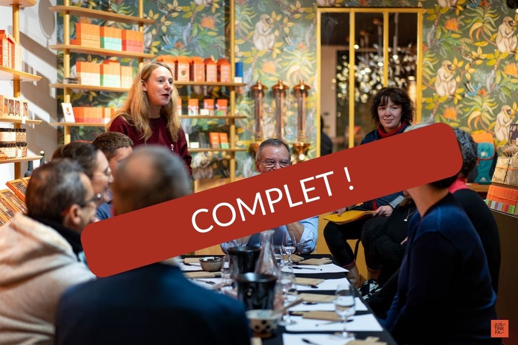 Cours oenologie sur les accords vins bio et chocolats grands crus au Lautrec, chocolatier à Lille, Complet