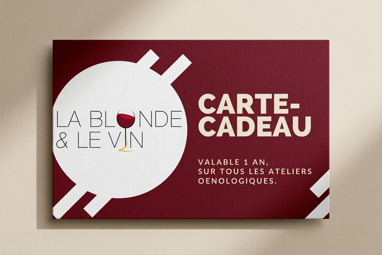 Carte cadeau la blonde et le vin pour offrir un atelier au choix à noël, à Lille ou sur la métropole.